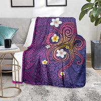 Hawaiian Octopus Tattoo and Frangipani Blanket LT03 - Polynesian Pride
