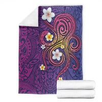Hawaiian Octopus Tattoo and Frangipani Blanket LT03 - Polynesian Pride