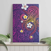 Hawaiian Octopus Tattoo and Frangipani Canvas Wall Art LT03 - Polynesian Pride