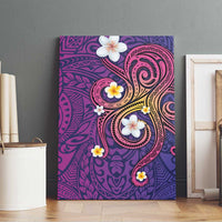 Hawaiian Octopus Tattoo and Frangipani Canvas Wall Art LT03 - Polynesian Pride