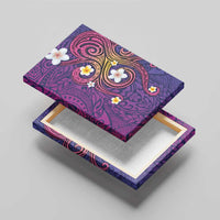 Hawaiian Octopus Tattoo and Frangipani Canvas Wall Art LT03 - Polynesian Pride