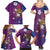 Hawaiian Octopus Tattoo and Frangipani Family Matching Summer Maxi Dress and Hawaiian Shirt