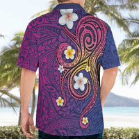 Hawaiian Octopus Tattoo and Frangipani Hawaiian Shirt LT03 - Polynesian Pride