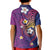 Hawaiian Octopus Tattoo and Frangipani Kid Polo Shirt