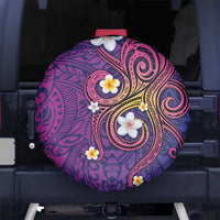 Hawaiian Octopus Tattoo and Frangipani Spare Tire Cover LT03 - Polynesian Pride