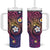 Hawaiian Octopus Tattoo and Frangipani Tumbler With Handle