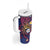 Hawaiian Octopus Tattoo and Frangipani Tumbler With Handle