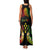 Personalised Kosrae Liberation Day Family Matching Tank Maxi Dress and Hawaiian Shirt Polynesian Tattoo and Plumeria Reggae Color