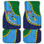 Malampa Fiji Day Car Mats National Symbols with Tapa Tribal and Polynesian Tattoo