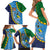 Malampa Fiji Day Family Matching Short Sleeve Bodycon Dress and Hawaiian Shirt National Symbols with Tapa Tribal and Polynesian Tattoo