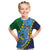 Malampa Fiji Day Kid T Shirt National Symbols with Tapa Tribal and Polynesian Tattoo