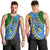 Malampa Fiji Day Men Tank Top National Symbols with Tapa Tribal and Polynesian Tattoo