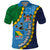 Malampa Fiji Day Polo Shirt National Symbols with Tapa Tribal and Polynesian Tattoo