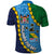 Malampa Fiji Day Polo Shirt National Symbols with Tapa Tribal and Polynesian Tattoo