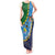 Malampa Fiji Day Tank Maxi Dress National Symbols with Tapa Tribal and Polynesian Tattoo