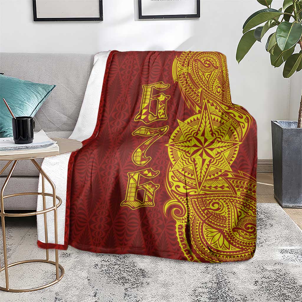 Tonga 676 Ngatu Tribal Tattoo Blanket LT03 - Polynesian Pride