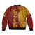 Tonga 676 Ngatu Tribal Tattoo Bomber Jacket