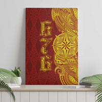 Tonga 676 Ngatu Tribal Tattoo Canvas Wall Art LT03 - Polynesian Pride