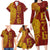 Tonga 676 Ngatu Tribal Tattoo Family Matching Long Sleeve Bodycon Dress and Hawaiian Shirt