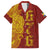 Tonga 676 Ngatu Tribal Tattoo Family Matching Off The Shoulder Long Sleeve Dress and Hawaiian Shirt