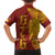 Tonga 676 Ngatu Tribal Tattoo Family Matching Short Sleeve Bodycon Dress and Hawaiian Shirt