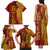 Tonga 676 Ngatu Tribal Tattoo Family Matching Tank Maxi Dress and Hawaiian Shirt