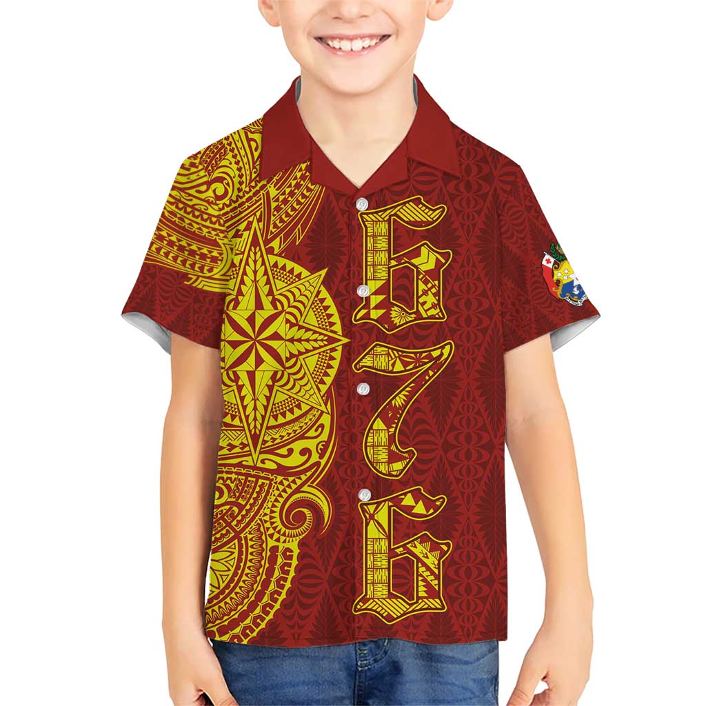 Tonga 676 Ngatu Tribal Tattoo Hawaiian Shirt LT03 - Polynesian Pride