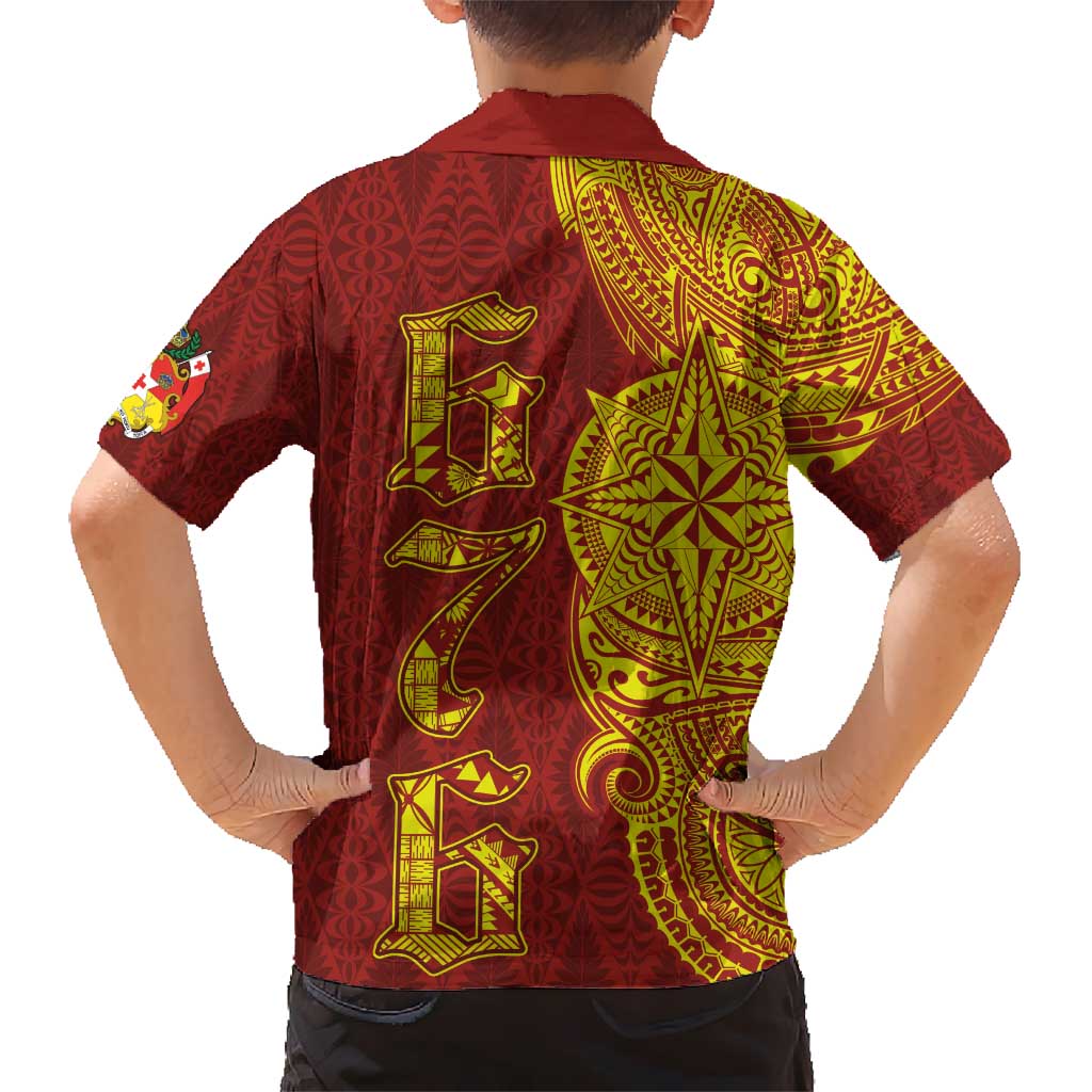 Tonga 676 Ngatu Tribal Tattoo Hawaiian Shirt LT03 - Polynesian Pride