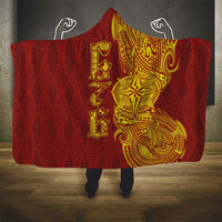 Tonga 676 Ngatu Tribal Tattoo Hooded Blanket LT03 - Polynesian Pride