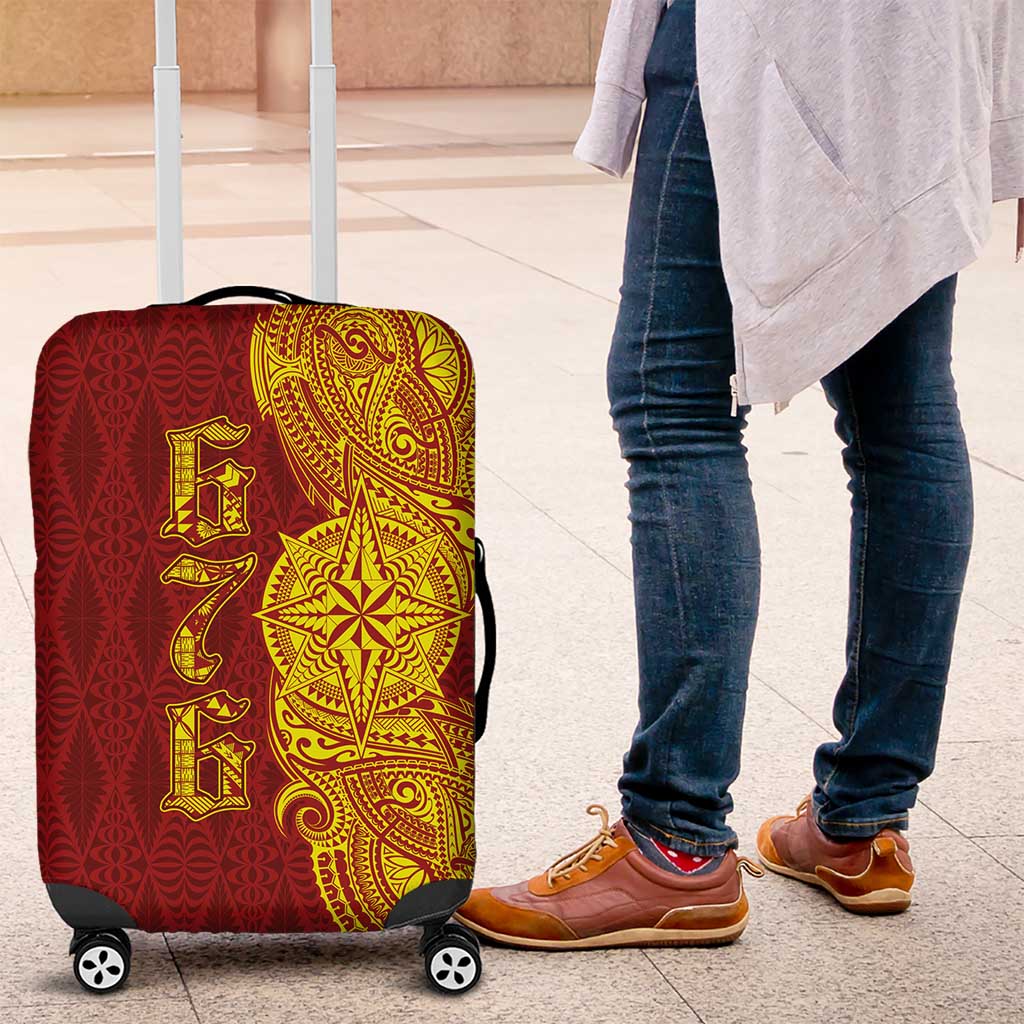 Tonga 676 Ngatu Tribal Tattoo Luggage Cover