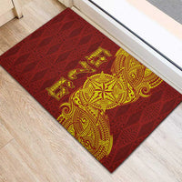 Tonga 676 Ngatu Tribal Tattoo Rubber Doormat LT03 - Polynesian Pride