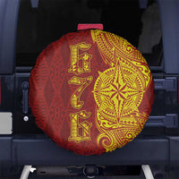 Tonga 676 Ngatu Tribal Tattoo Spare Tire Cover LT03 - Polynesian Pride