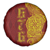 Tonga 676 Ngatu Tribal Tattoo Spare Tire Cover LT03 - Polynesian Pride