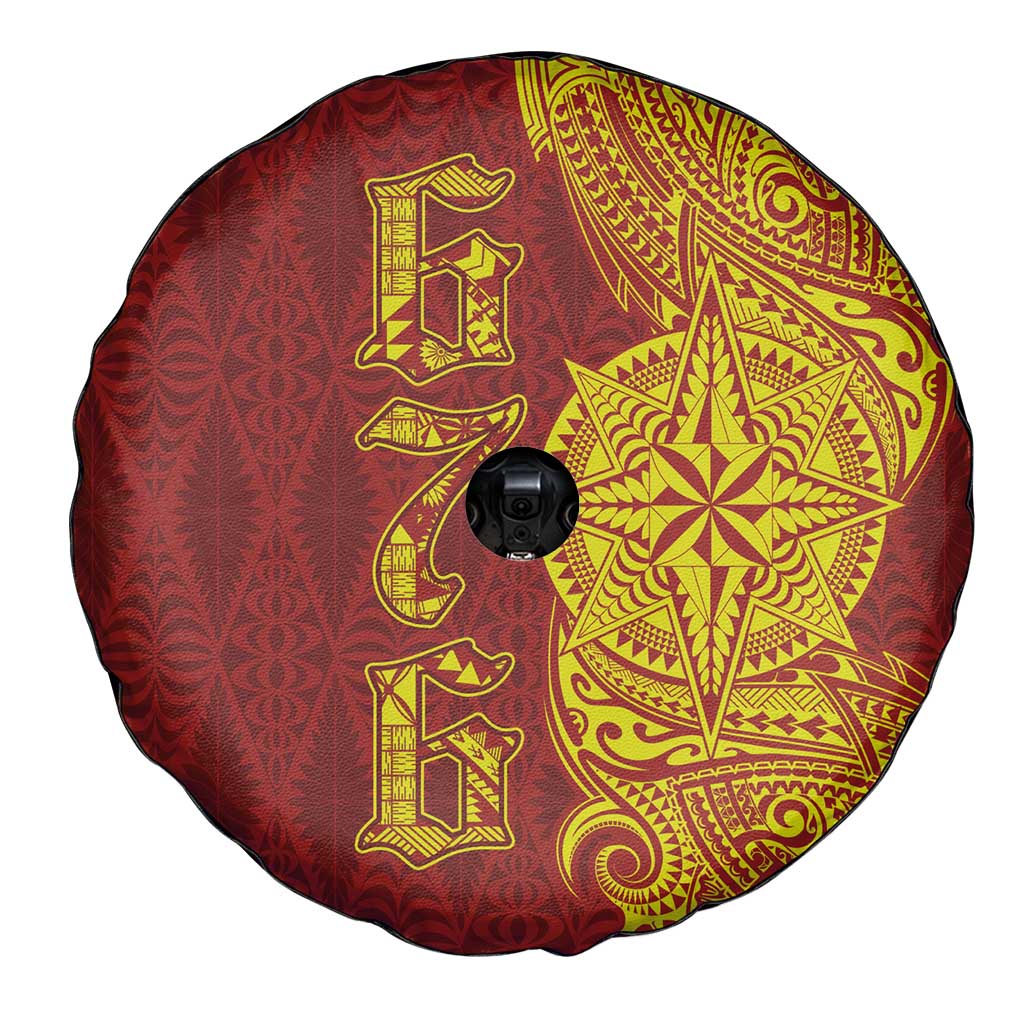 Tonga 676 Ngatu Tribal Tattoo Spare Tire Cover LT03 - Polynesian Pride