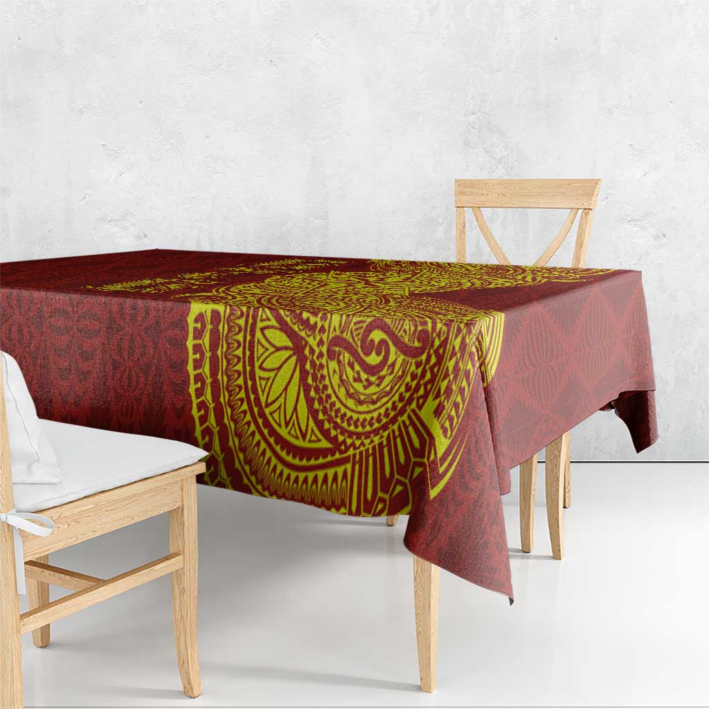Tonga 676 Ngatu Tribal Tattoo Tablecloth LT03 - Polynesian Pride