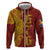 Tonga 676 Ngatu Tribal Tattoo Zip Hoodie