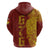 Tonga 676 Ngatu Tribal Tattoo Zip Hoodie