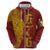 Tonga 676 Ngatu Tribal Tattoo Zip Hoodie