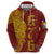 Tonga 676 Ngatu Tribal Tattoo Zip Hoodie