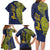 Personalised Tokelau Classic Ngatu Motifs Family Matching Long Sleeve Bodycon Dress and Hawaiian Shirt