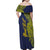 Personalised Tokelau Classic Ngatu Motifs Family Matching Off Shoulder Maxi Dress and Hawaiian Shirt