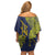 Personalised Tokelau Classic Ngatu Motifs Family Matching Off Shoulder Short Dress and Hawaiian Shirt