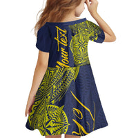 Personalised Tokelau Classic Ngatu Motifs Family Matching Summer Maxi Dress and Hawaiian Shirt