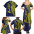 Personalised Tokelau Classic Ngatu Motifs Family Matching Summer Maxi Dress and Hawaiian Shirt