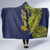 Personalised Tokelau Classic Ngatu Motifs Hooded Blanket