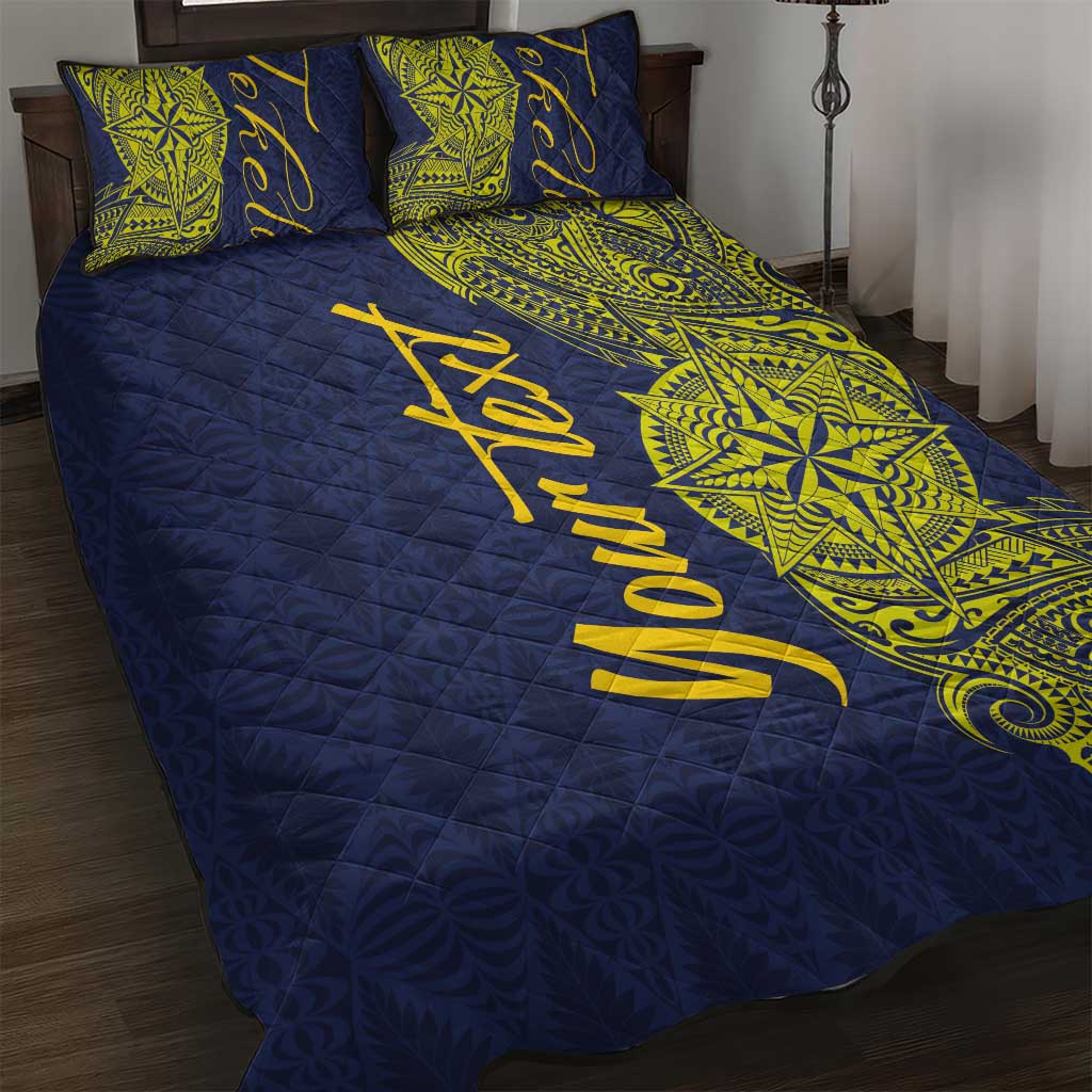 Personalised Tokelau Classic Ngatu Motifs Quilt Bed Set