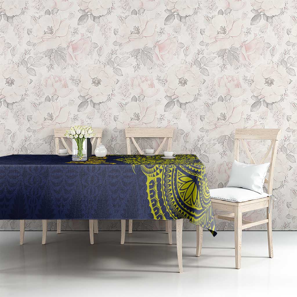 Personalised Tokelau Classic Ngatu Motifs Tablecloth