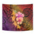 Hawaiian Hibiscus Turtle Tribal Polynesian Pattern Tapestry Colorful Color