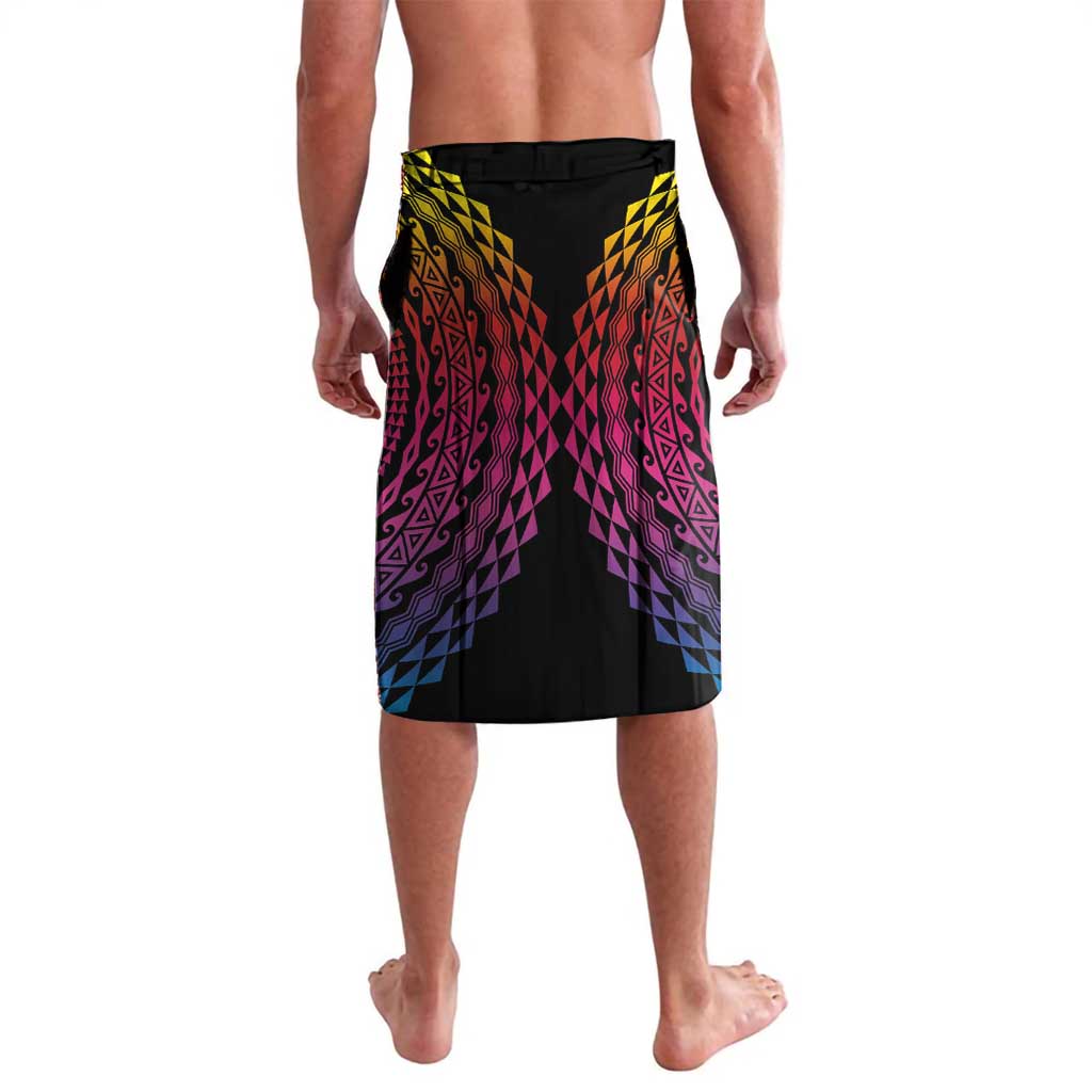 Hawaiian Plumeria Turtle Tribal Spiral Polynesian Tattoo Lavalava Fanciful Color LT03 - Polynesian Pride
