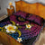 Hawaiian Plumeria Turtle Tribal Spiral Polynesian Tattoo Quilt Bed Set Fanciful Color